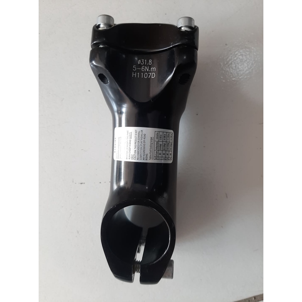 Jual HANDLE STEM / HANDLESTEM / H.STEM BLACK ALLOY OVERSIZE 31.8 mm x ...
