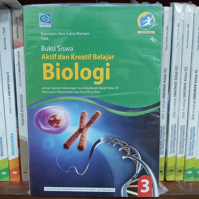 Jual Buku Siswa Biologi SMA/ MA Kelas XII .12 K13 Revisi ( Grafindo ...