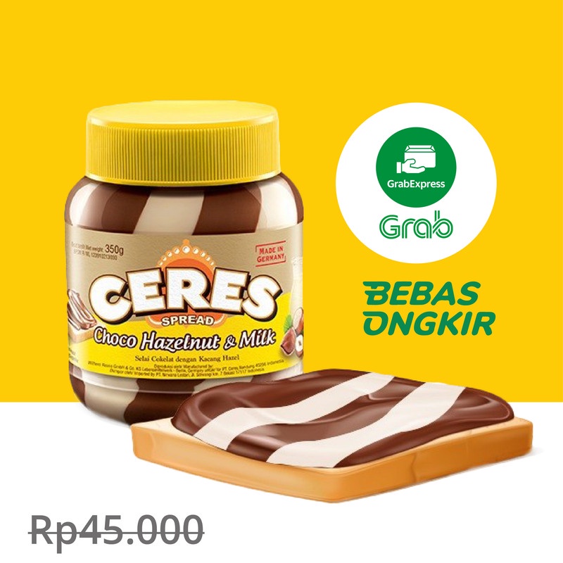 Jual Selai Ceres 350g Choco Hazelnut And Milk Shopee Indonesia