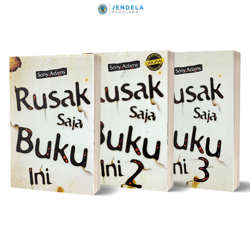 Jual Rusak Saja Buku Ini 1 2 3 By Sony Adams | Shopee Indonesia