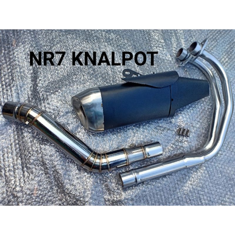 Jual Knalpot Model Standar Racing R25 Full System Ninja 250 Karbu FI ...