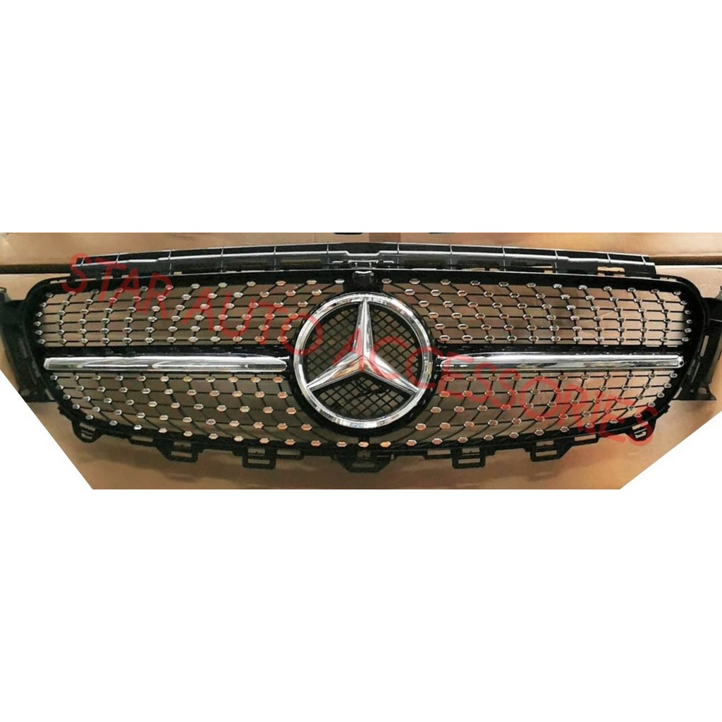 Für Mercedes Benz 2016-2023 Neu E W213 Grill Logo Eingebettet Chrom Stern Emblem