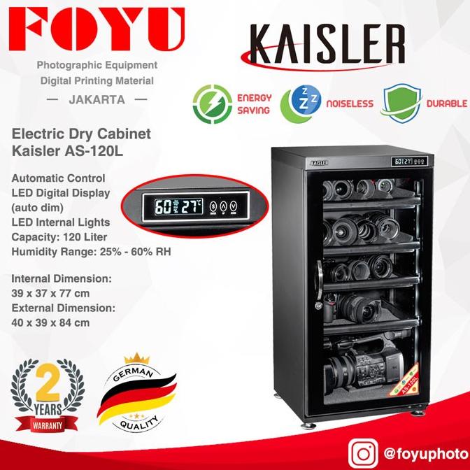 Jual Dry Box Lemari Kering Simpan Kamera 120 Liter Kaisler As