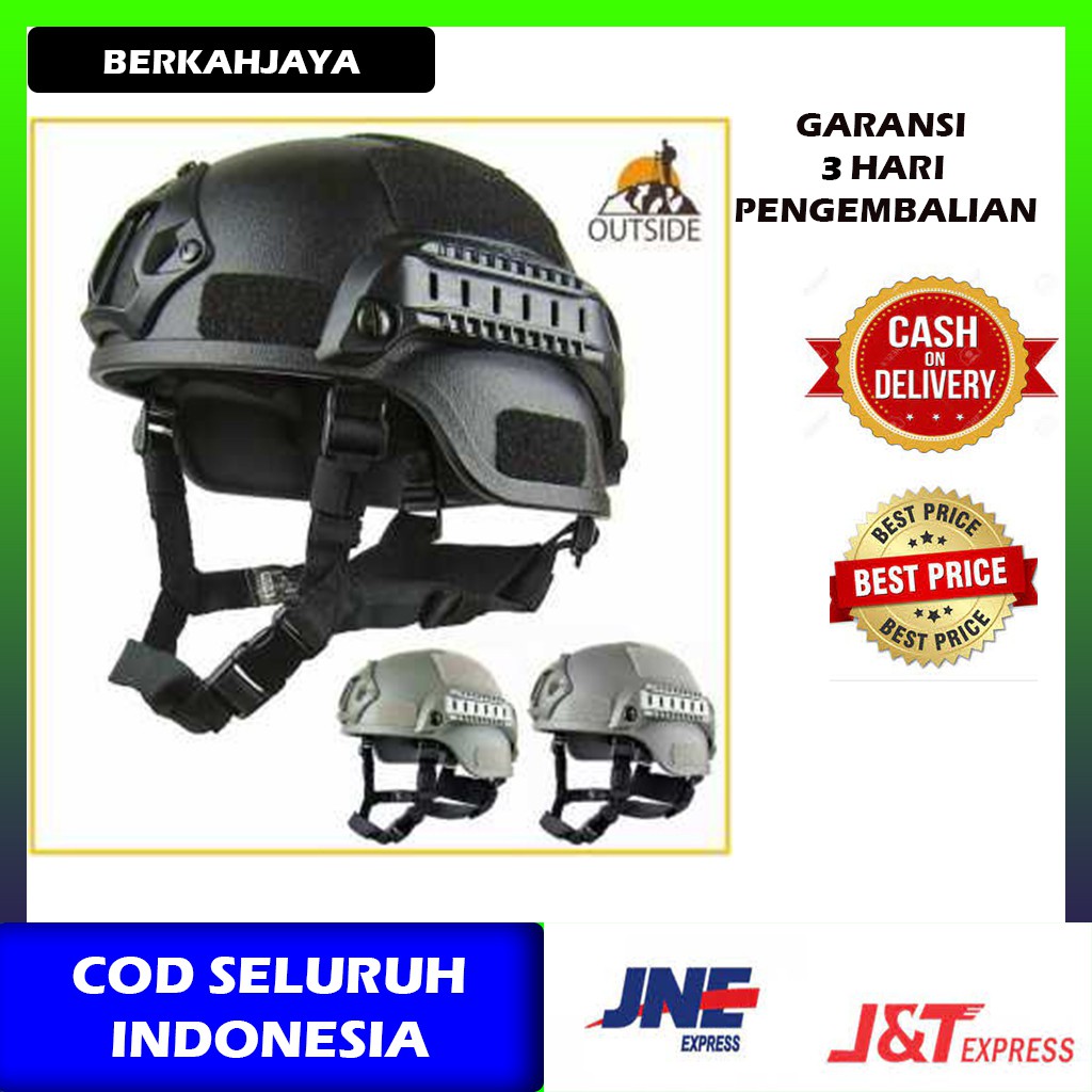 Airsoft Helm Schiene Set - Seitenschienen Für MICH Helm Military Führungszubehör