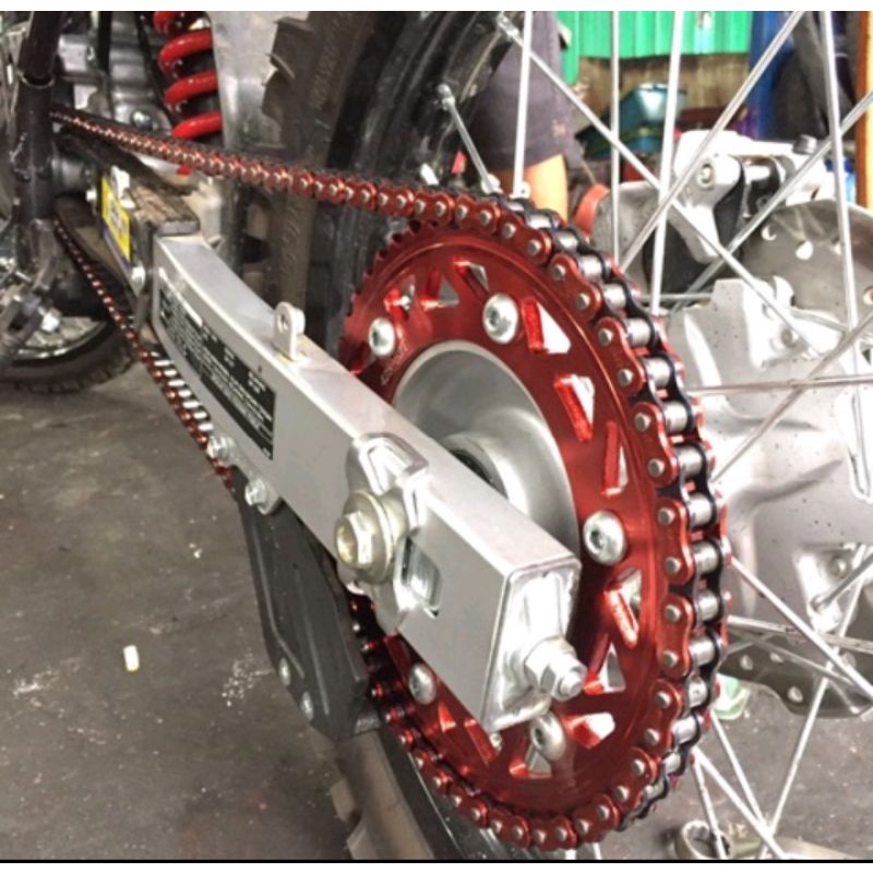 Jual Gear set Merah CRF 150L Supermoto Harian Trabas protaper motodry