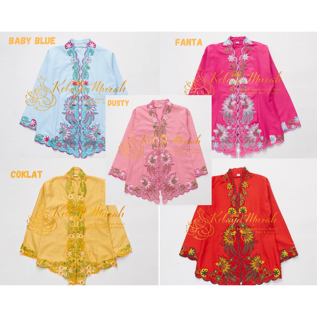 Jual ATASAN KEBAYA ENCIM ANAK TKSD LENGAN PANJANG/ATASAN KEBAYA BORDIR