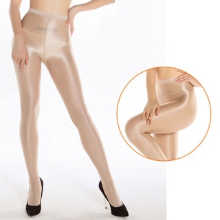 Lined pantyhose skin effect woman winter translucent stockings