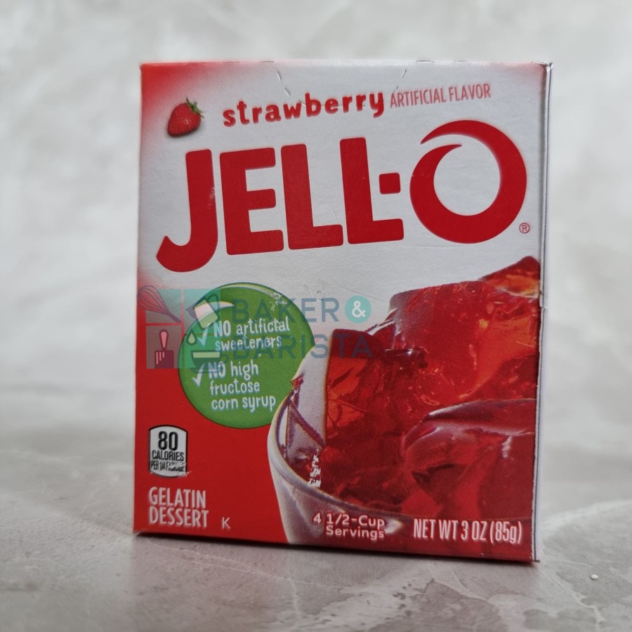 Jual Jell O Jello Gelatine Dessert Pudding Agar Jelly Mix Rasa Strawberry Shopee Indonesia 4726