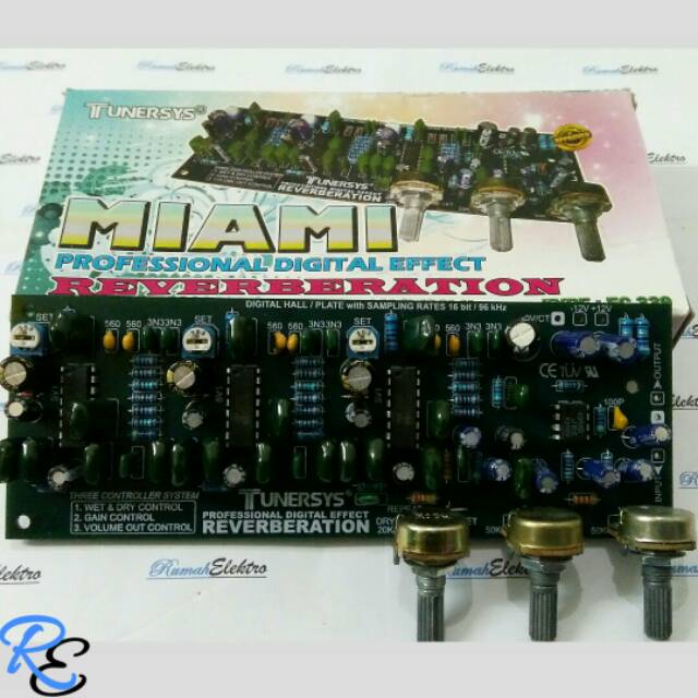Jual Kit Reverb Profesional Digital Effect Reverberation MIAMI Shopee