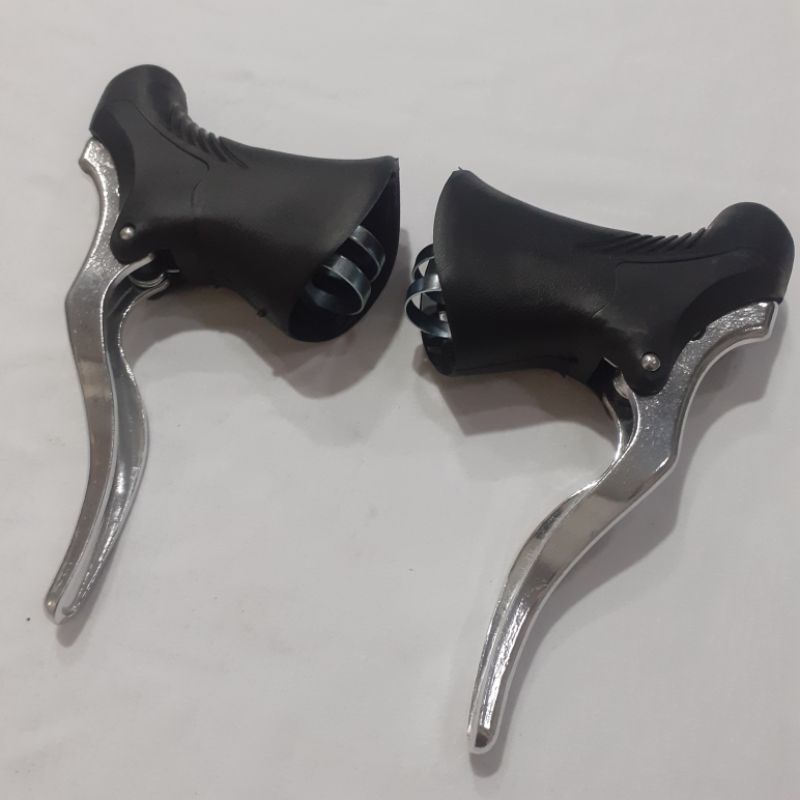 Jual Brake Lever Alloy Ztto Cbl Black Handel Rem Sepeda Balap Roadbike Shopee Indonesia