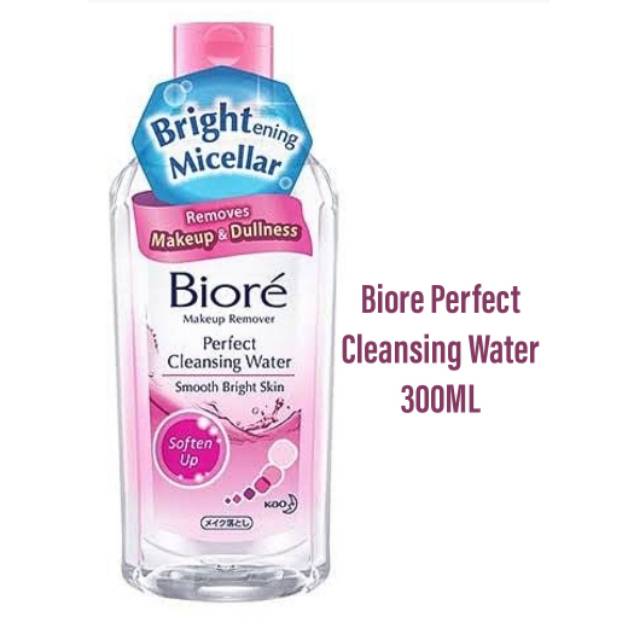 Jual BIORE perfect Cleansing Water & make up remover 300 ML Shopee