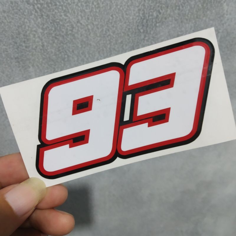 Jual sticker 93 Marquez cutting stiker | Shopee Indonesia