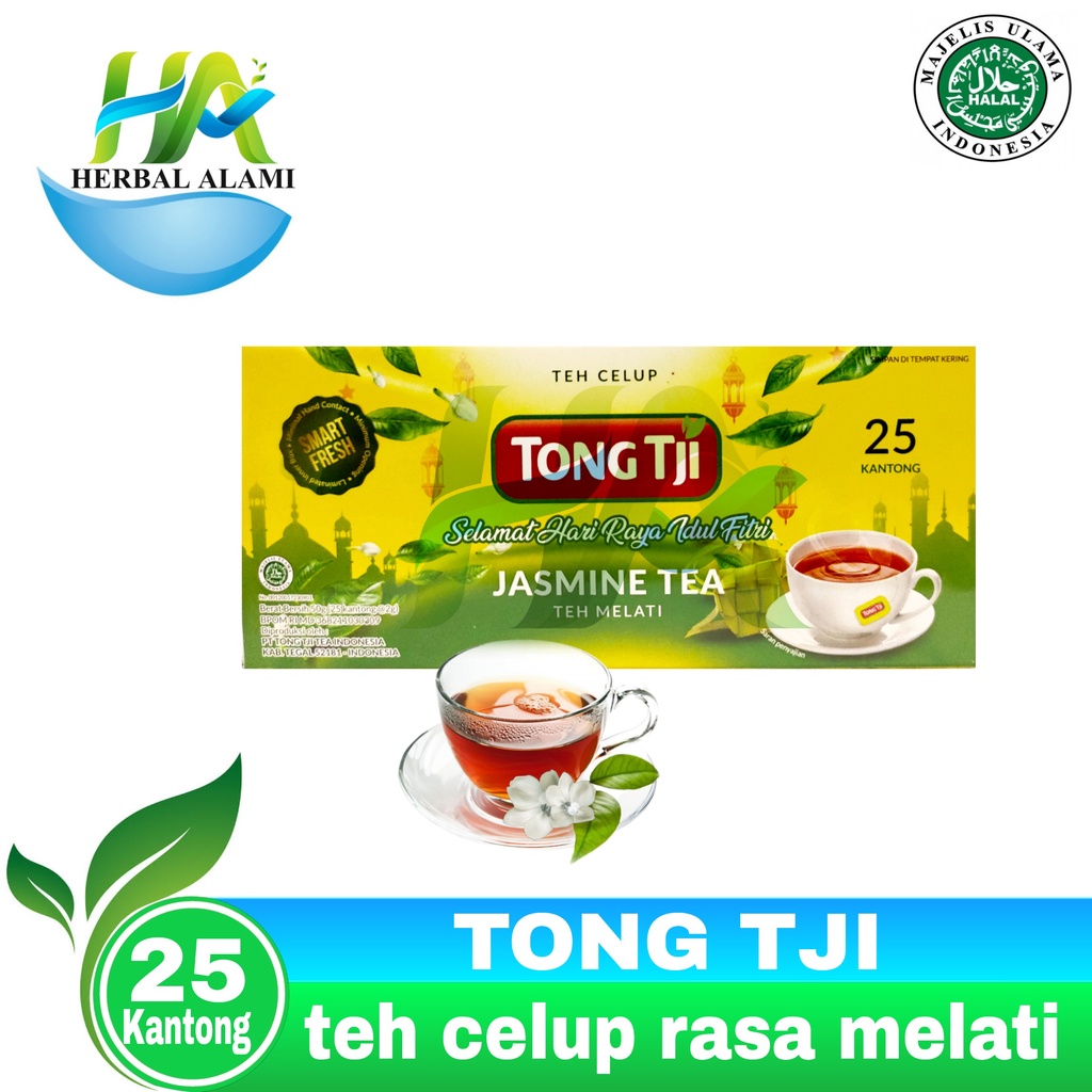 Jual Teh Tong Tji Jasmine Tea Isi 25 Teh Celup Teh Melati Shopee