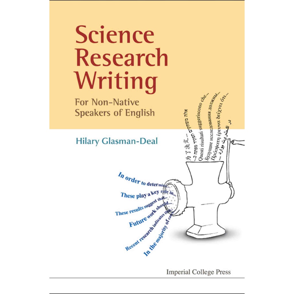 Jual Science Research Writing A Guide for NonNative Speakers of