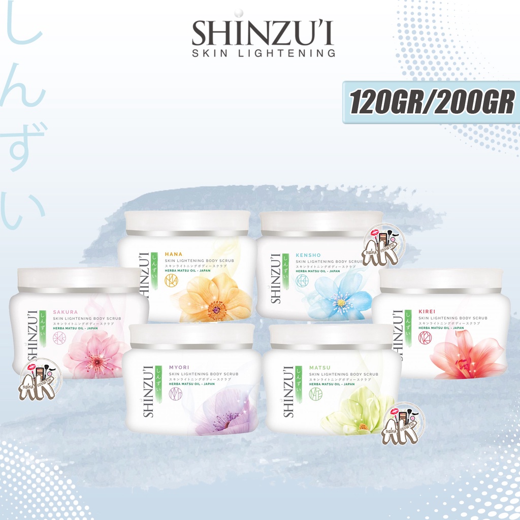 Jual SHINZU'I SHINZUI BODY SCRUB 120/200GR | Shopee Indonesia