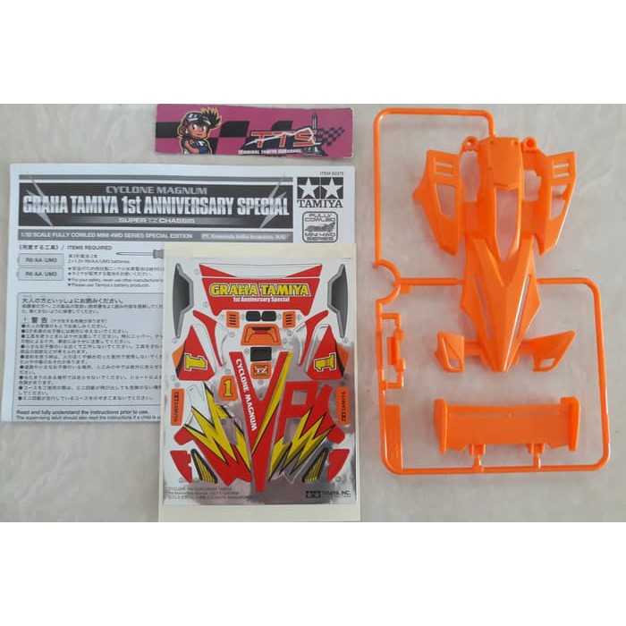 Jual Body+Stiker Cyclone Magnum Graha Tamiya 1st Anniv. Super TZ ...