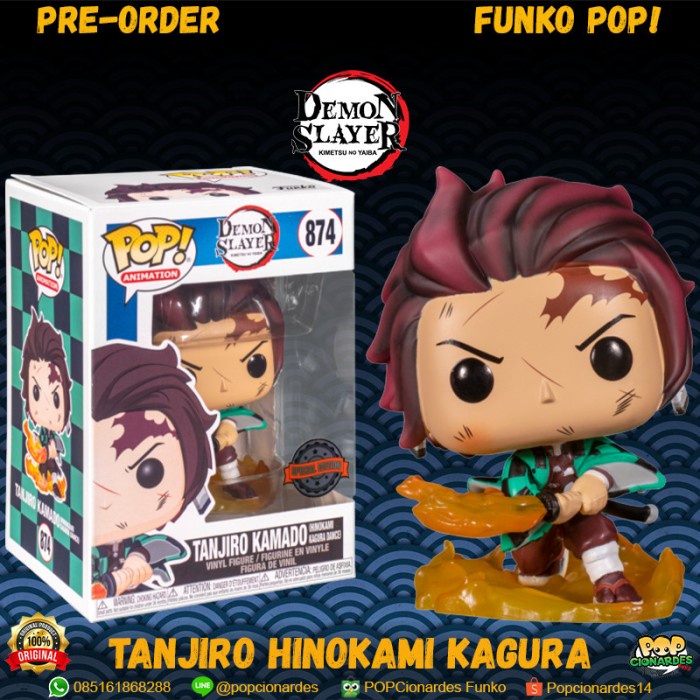 Jual FUNKO POP! ANIMATION - DEMON SLAYER - TANJIRO KAMADO FLAME SWORD ...