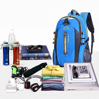 Jual Techdoo 40L Tas Ransel Pria Backpack Unisex Anti Air Untuk Travel ...