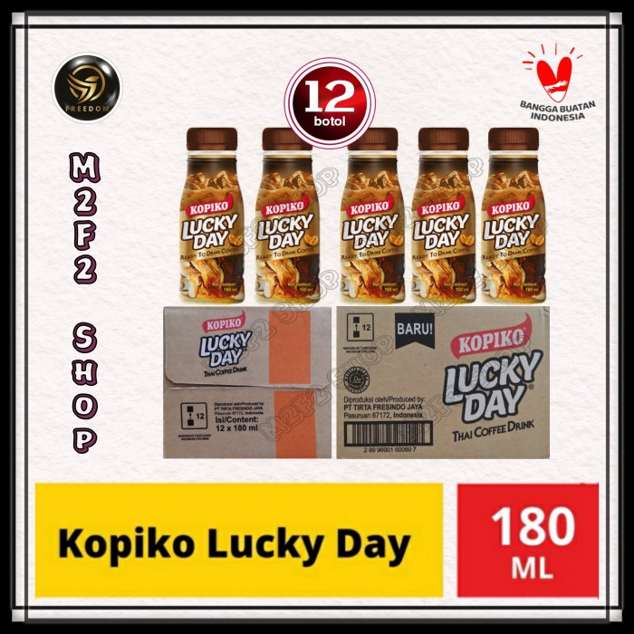 Jual KOPIKO LUCKY DAY BOTOL PET 180 ML Shopee Indonesia