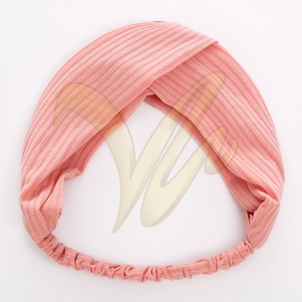 Jual Headband Polos Salur Bandana Simpul Ala Korea Victoria House Shopee Indonesia 