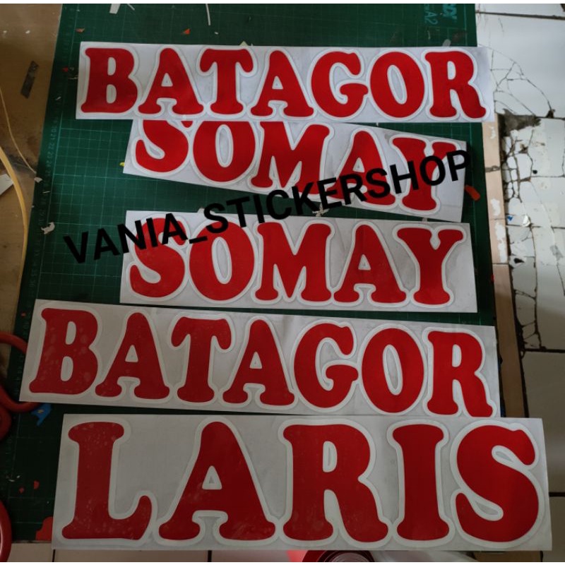 Jual sticker gerobak, sticker etalase ,sticker kaca cutting | Shopee ...