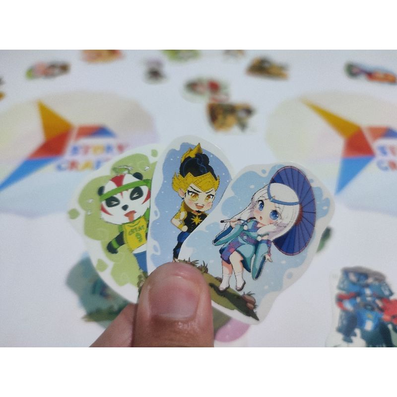 Jual Sticker Chibi Hero Mobile Legend MLBB Kategori 1 | Shopee Indonesia