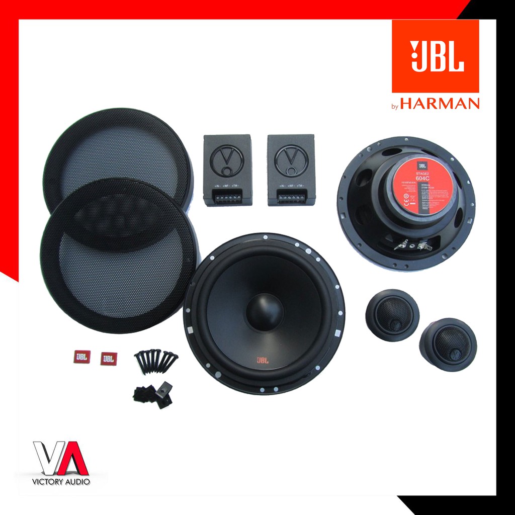 1 Kit JBL STAGE2 604C Sistema A 2 Vie Da 6,5" 165 Mm 16,50 Cm 45 Watt