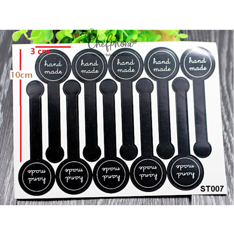 Jual Stiker Mooncake Handmade Homemade Hampers Gift Label Sticker Kue ...