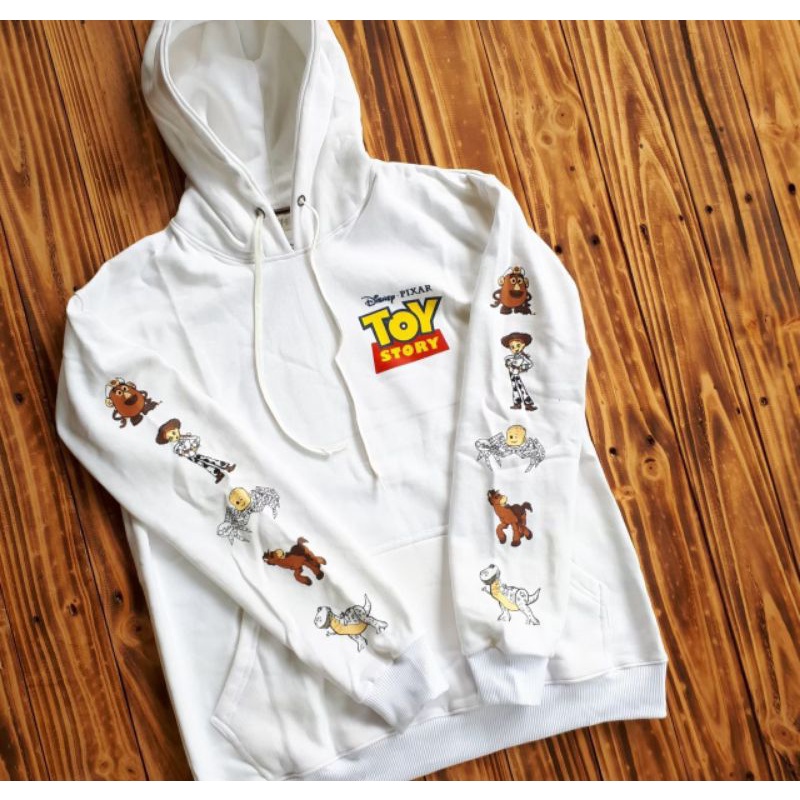 Hoodie H M Toy Story White Sweater Original