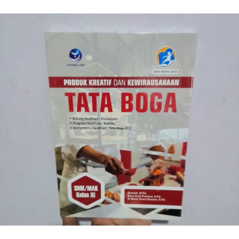 Jual Produk Kreatif Dan Kewirausahaan Pariwisata Kuliner Tata Boga Smk Kelas 11 Buku Asli Hvs