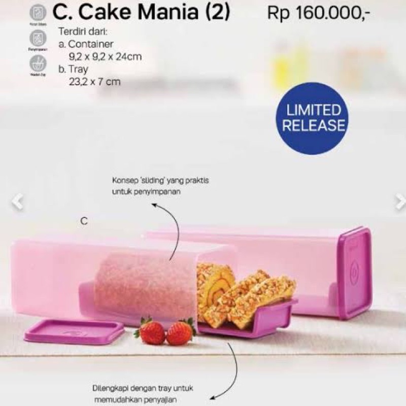 Jual TUPPERWARE CAKE MANIA | Shopee Indonesia