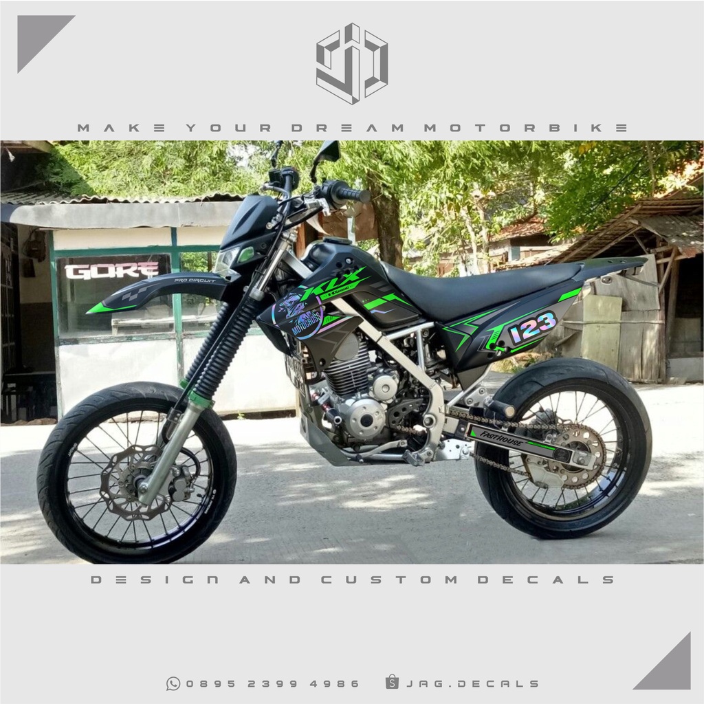 Jual decal klx old decal kawasaki klx 150sl Shopee Indonesia
