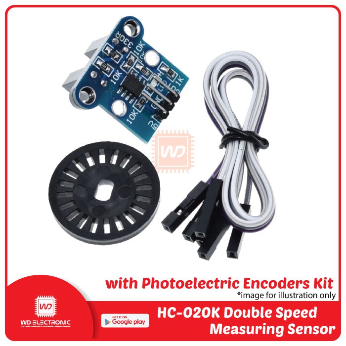Jual HC-020K Double Speed Measuring Sensor module with Photoelectric ...