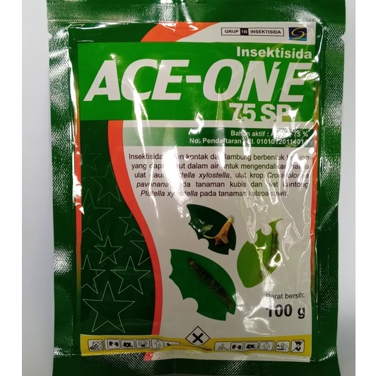 Jual Insektisida ACE ONE 75 SP Bahan Aktif Asefat 75% 100g | Shopee ...