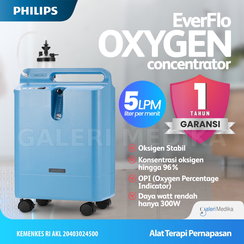 Jual Philips EverFlo Home Oxygen Concentrator - Mesin Penghasil Oksigen ...