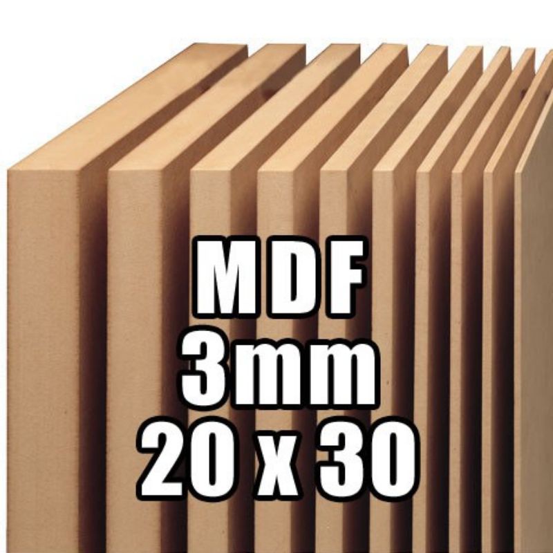 Jual papan mdf ukuran 20x30 tebal 3mm.free pengait besi? | Shopee Indonesia