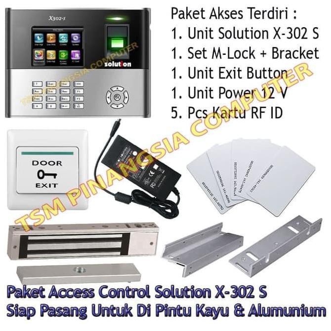 Jual BARANG BARU Solution X-302/Access Control/Access Door/Paket Akses ...