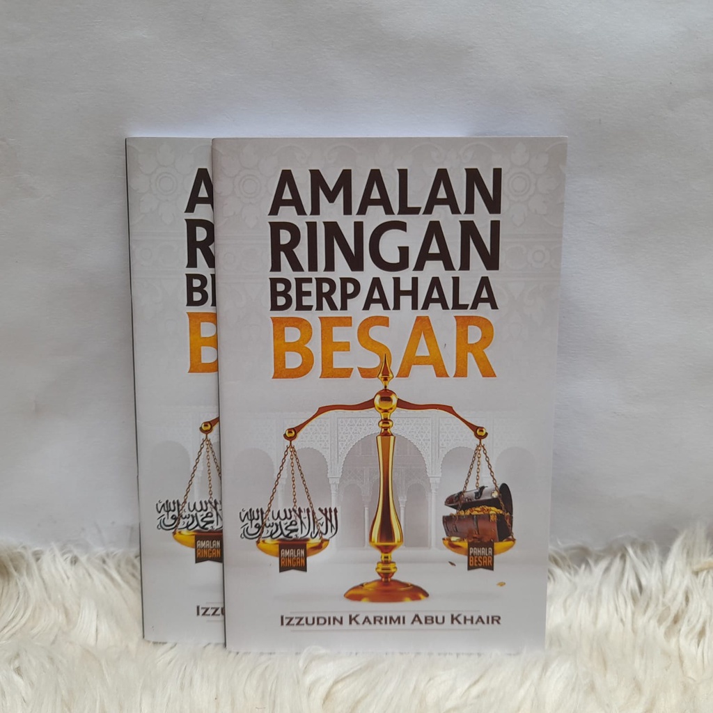 Jual BUKU SAKU AMALAN RINGAN BERPAHALA BESAR | Shopee Indonesia