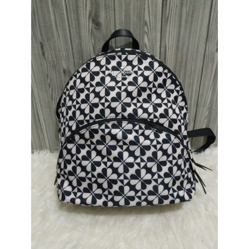 Kate Spade Karissa Clover/Spade Geo Nylon Large Backpack The Pink Box Manila | Manila main image 4