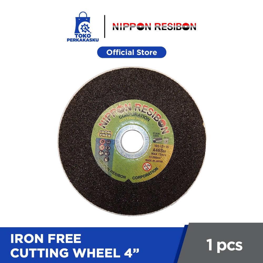 Jual Nippon Resibon Iron Free Cutting Wheel | Batu Potong 4