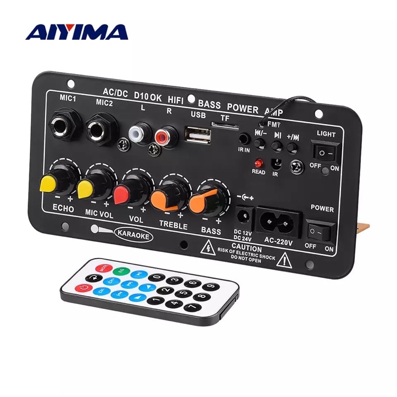 Jual Kit Power Amplifier Bluetooth Karaoke AC-DC Speaker Aktif 10-12 ...