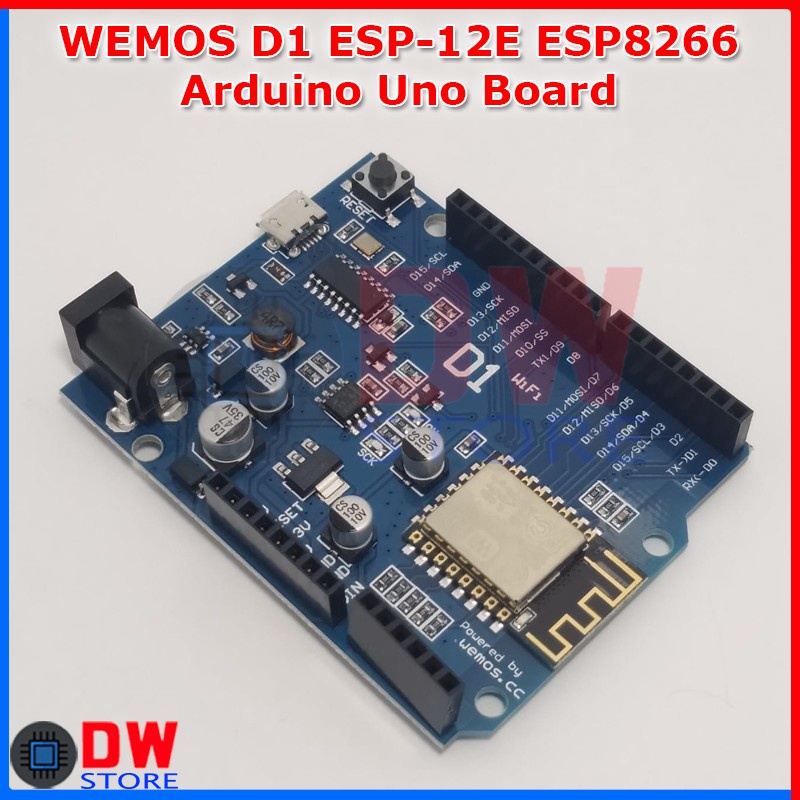 Jual WEMOS D1 NodeMCU Lua Node MCU ESP8266 WIFI ESP-12F Arduino Uno ...