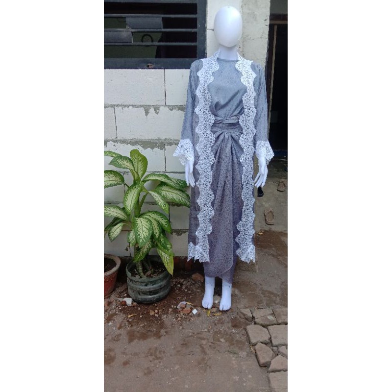 Jual DELIA SET (Inner+outer long+rok lilit) | Shopee Indonesia