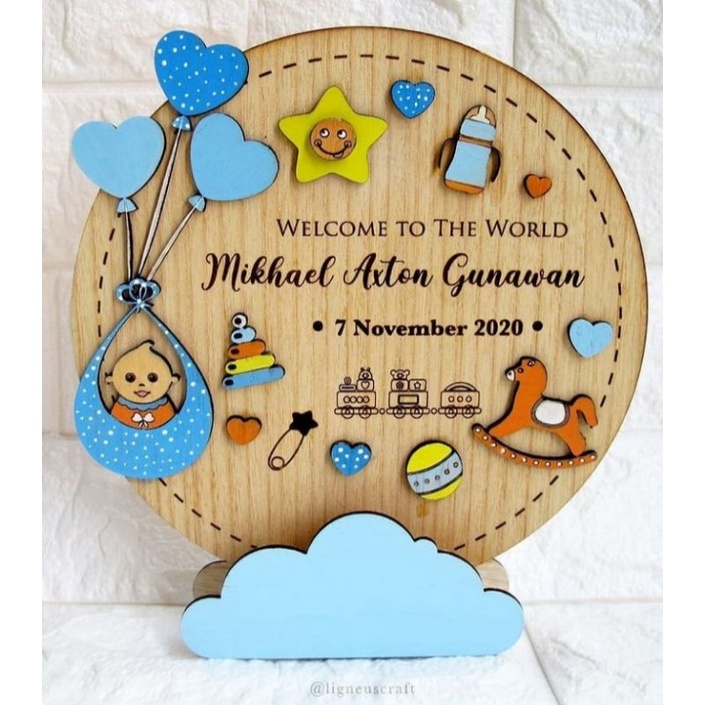 Jual Ucapan Kelahiran Anak / Birth Greeting Board | Shopee Indonesia