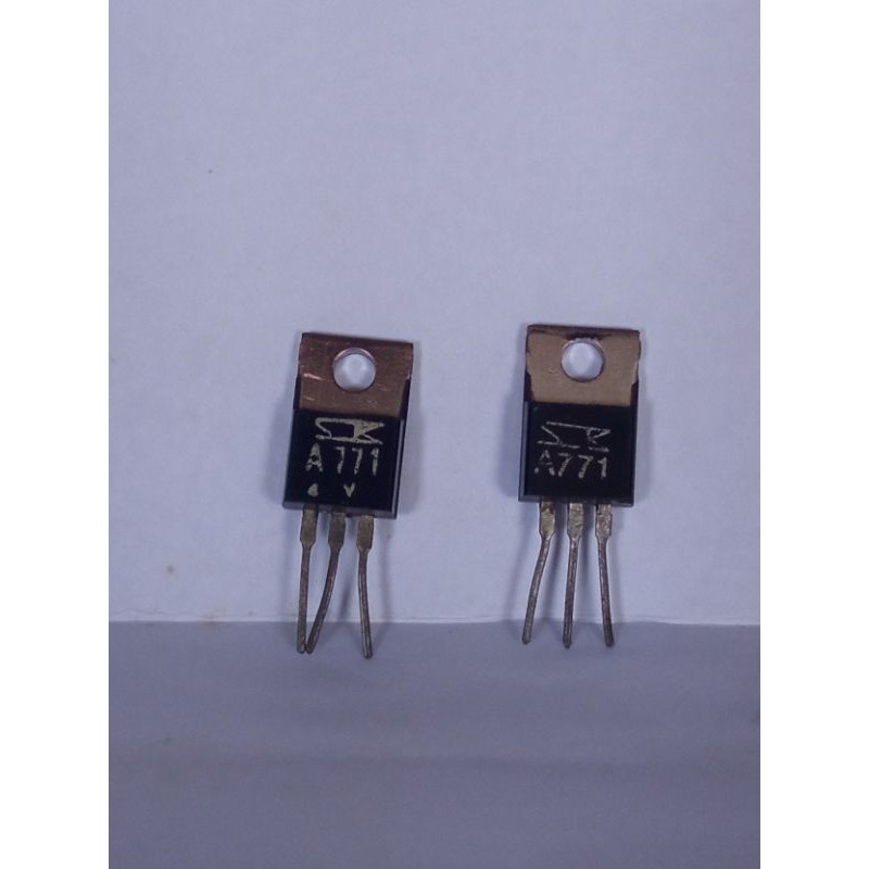 5 Pairs 2SA771 / 2SC1986 (A771 / C1986) TO-220 Transistors – New Old Stock