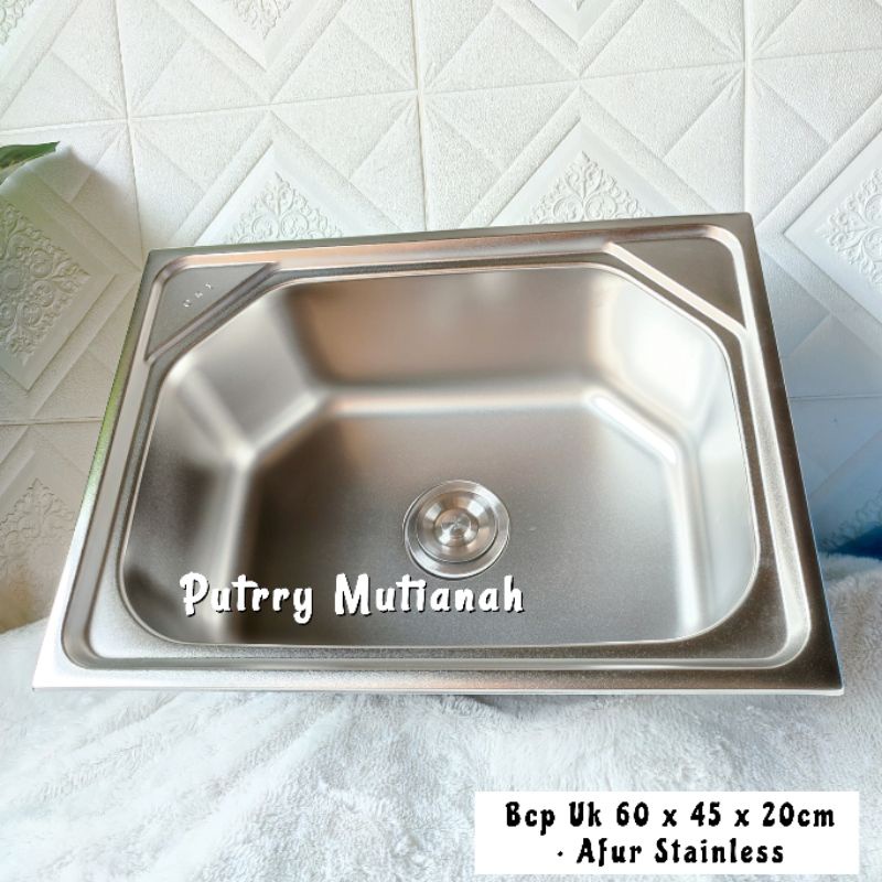 Jual Termurah Bak Cuci Piring Stainless Wastafel Cuci Piring Kitchen Sink Sink Terlaris Bak Cuci