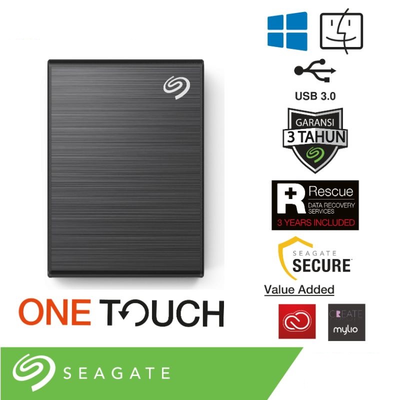 Jual Seagate One Touch Backup Plus Slim 1tb Hdd Hd Hardisk External Shopee Indonesia