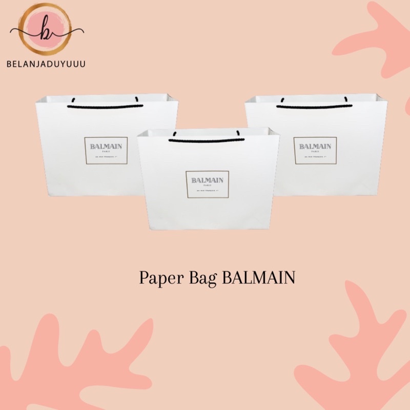 Balmain clearance paper bag