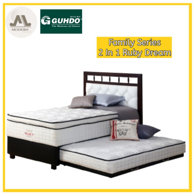 Jual Springbed Guhdo Terbaru family Series 2 in 1 Ruby Dream Termurah ...
