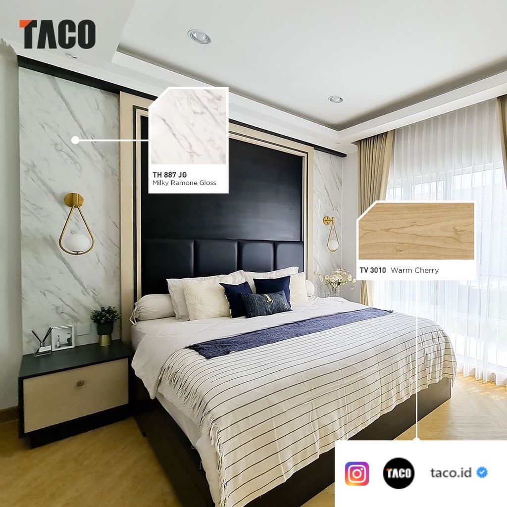 Jual TACO HPL Pattern Gloss pola marmer kilap kode GL / JG | Shopee ...